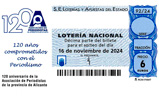 Décimo del sorteo de Lotería Nacional del 16 de Noviembre de 2024