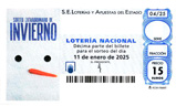 Décimo del sorteo de Lotería Nacional del 11 de Enero de 2025