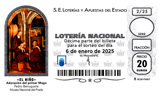 Décimo del sorteo de Lotería Nacional del 6 de Enero de 2025